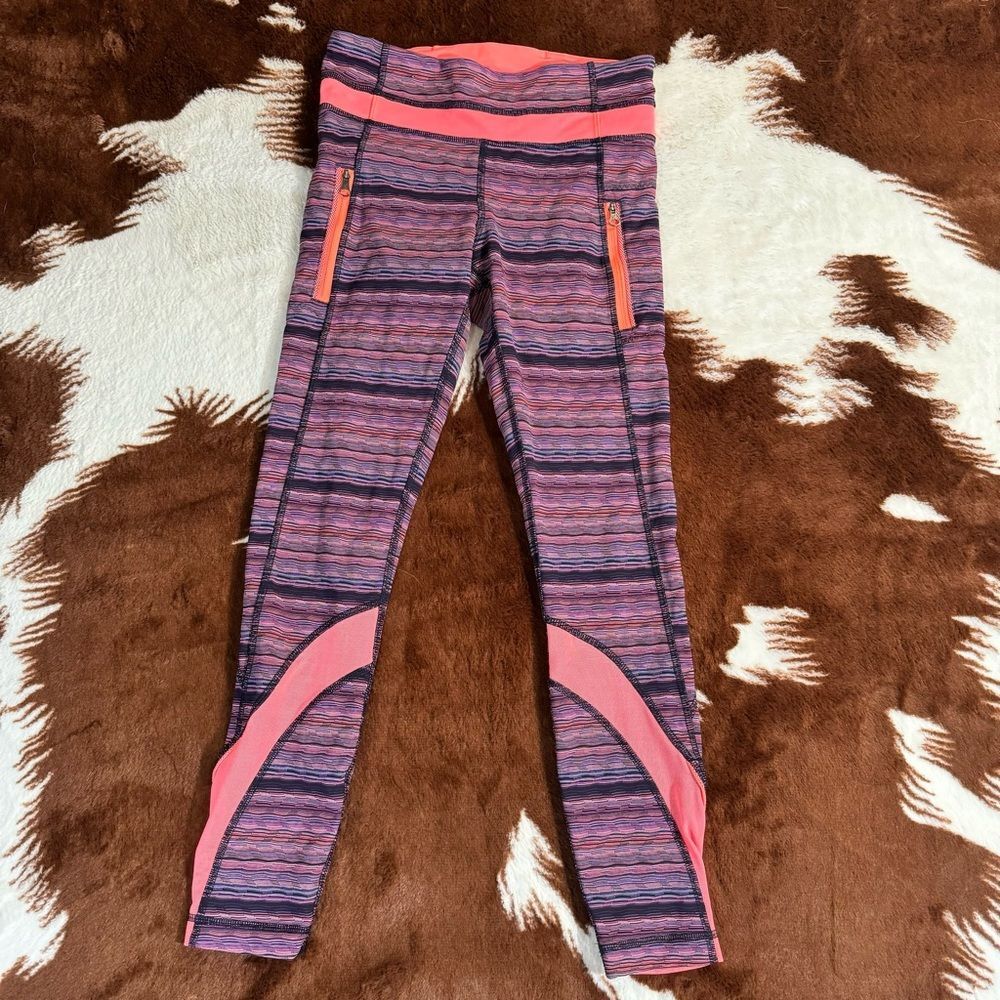 Lululemon Inspire Tight II Space Dye Twist Naval Blue 4